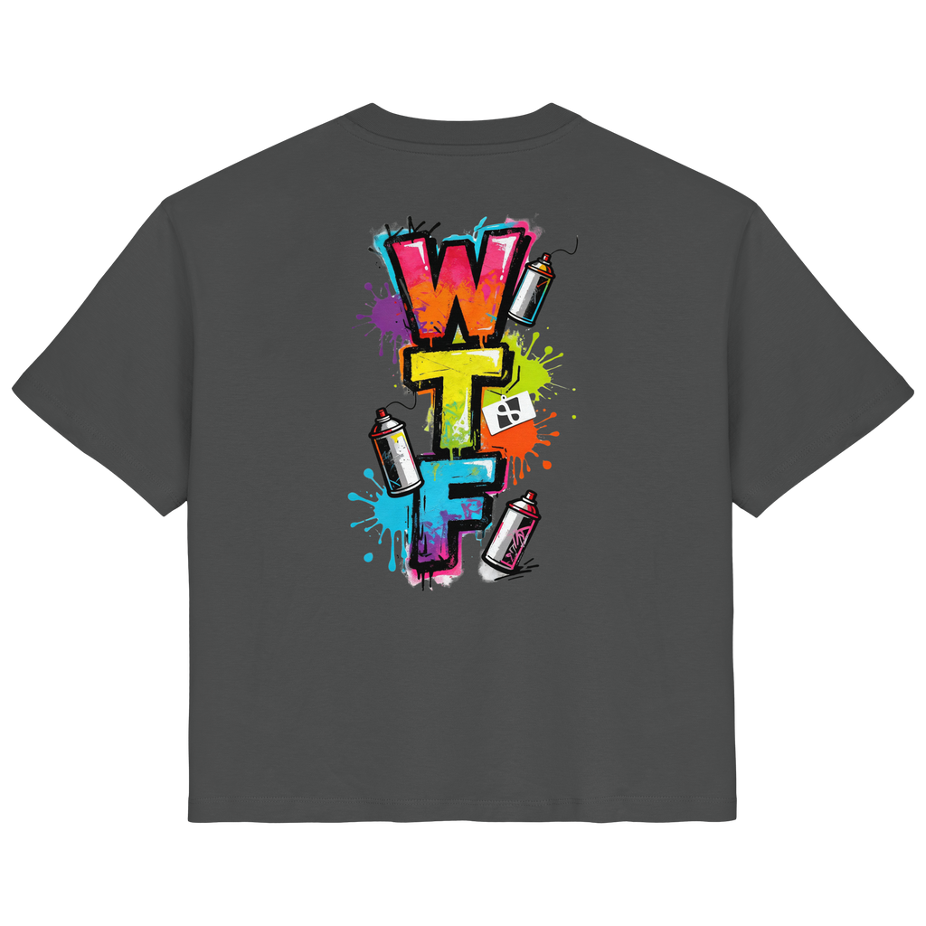 WTF - "Wear The Fair" Print mit besticktem Emblem - Ladies Organic Shirt
