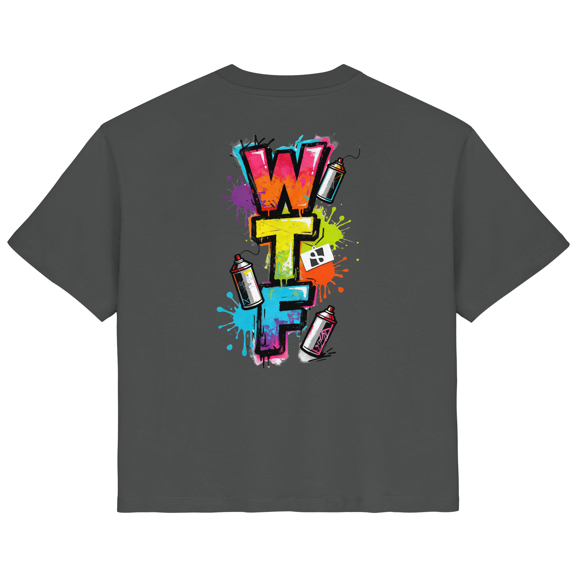 WTF - "Wear The Fair" Print mit besticktem Emblem - Ladies Organic Shirt