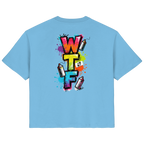 WTF - "Wear The Fair" Print mit besticktem Emblem - Ladies Organic Shirt