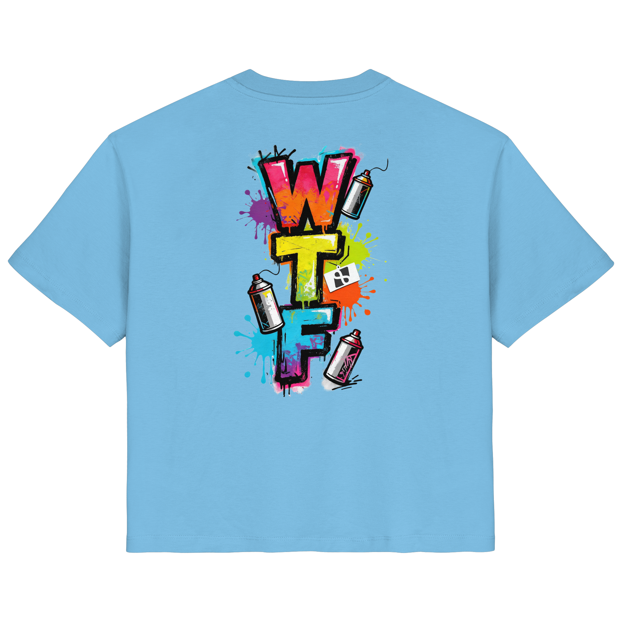 WTF - "Wear The Fair" Print mit besticktem Emblem - Ladies Organic Shirt