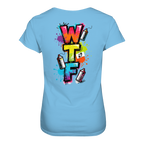 WTF - "Wear The Fair" Print mit besticktem Emblem - Ladies Organic Shirt