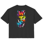 WTF - "Wear The Fair" Print mit besticktem Emblem - Ladies Organic Shirt