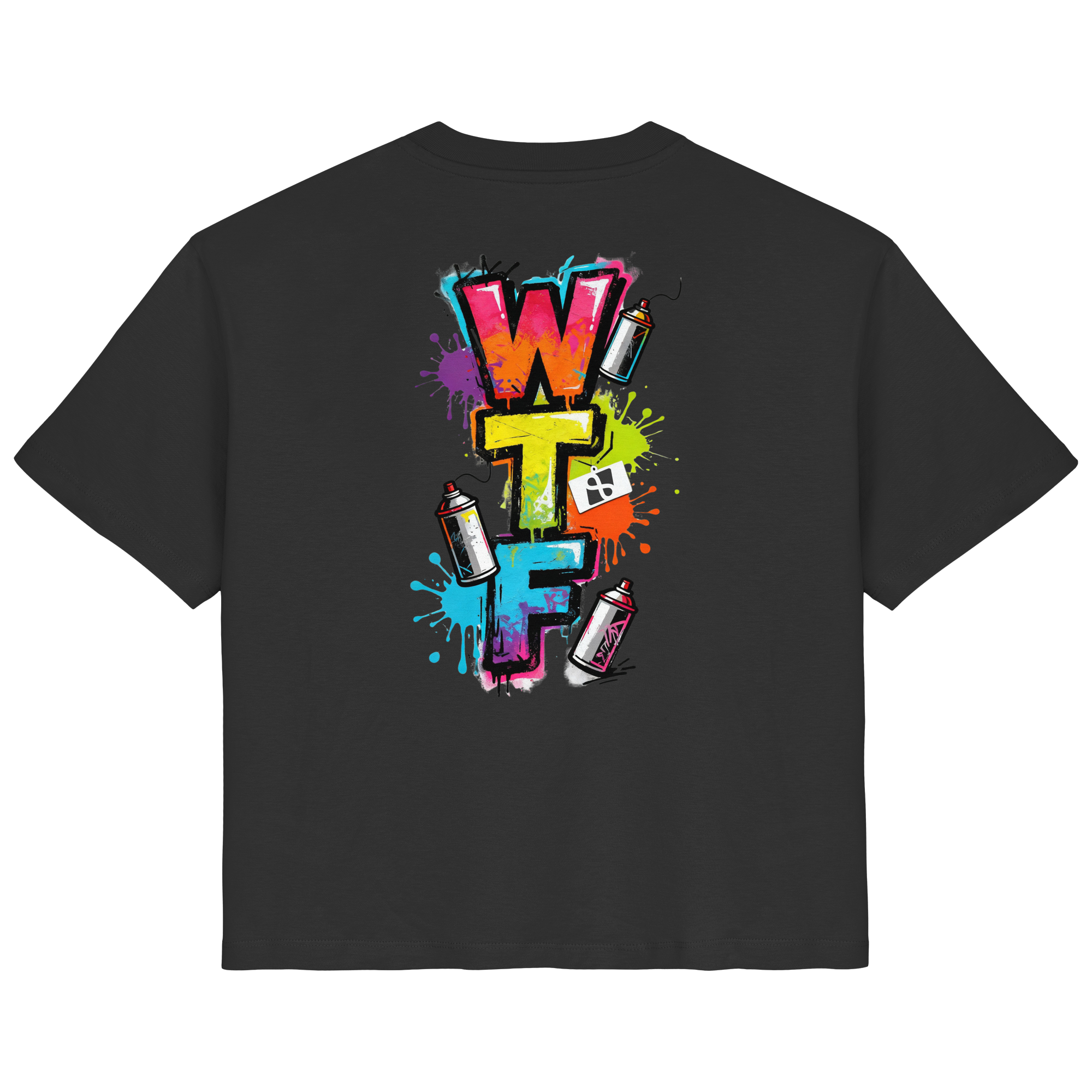 WTF - "Wear The Fair" Print mit besticktem Emblem - Ladies Organic Shirt