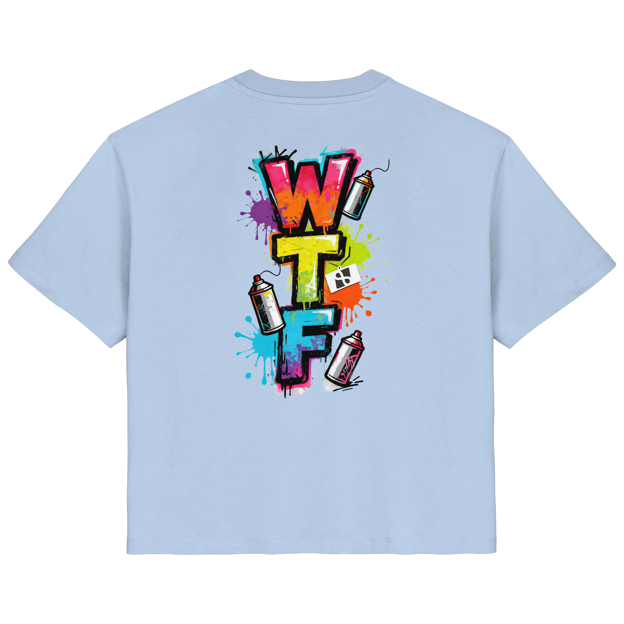 WTF - "Wear The Fair" Print mit besticktem Emblem - Ladies Organic Shirt