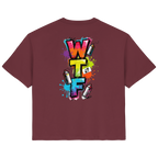 WTF - "Wear The Fair" Print mit besticktem Emblem - Ladies Organic Shirt