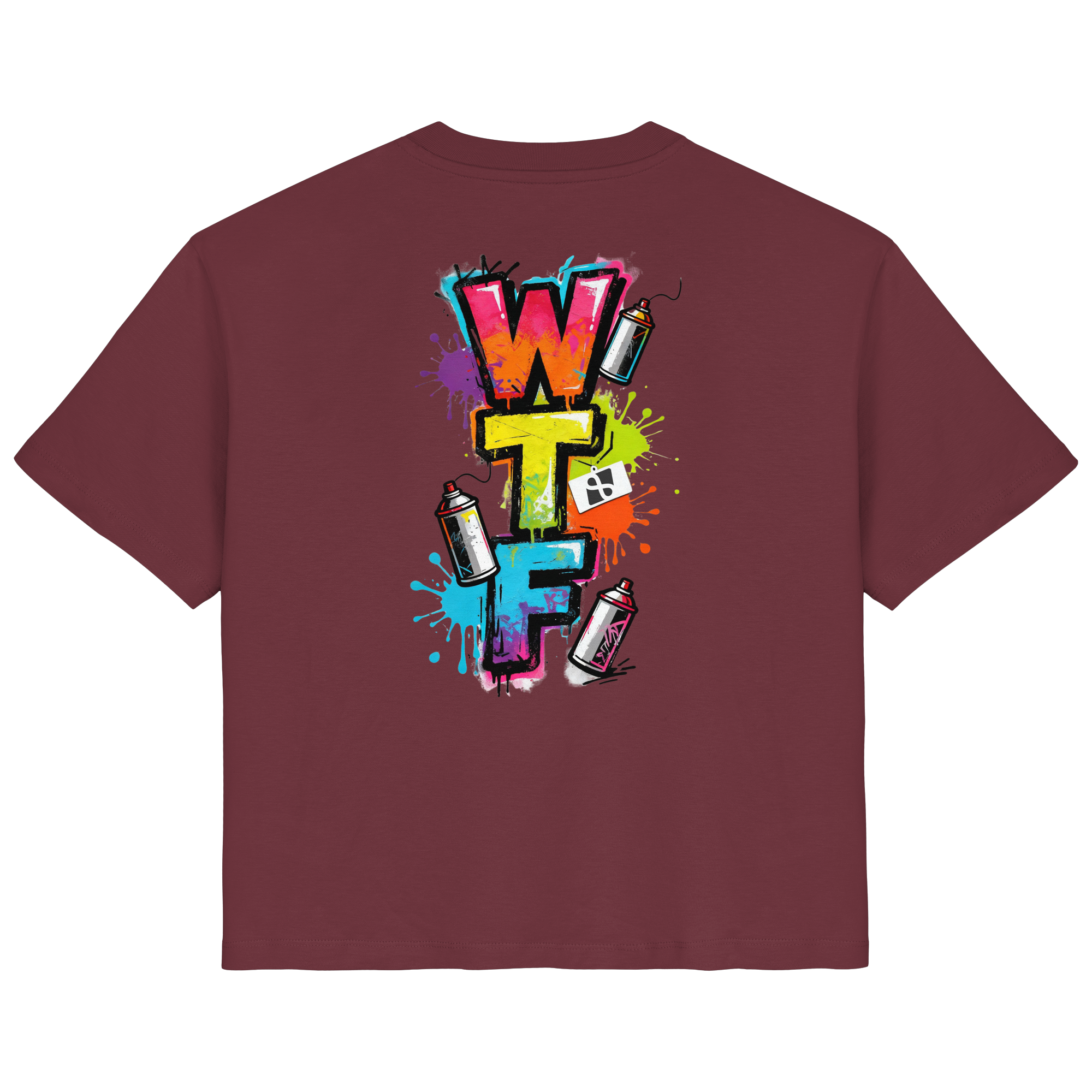 WTF - "Wear The Fair" Print mit besticktem Emblem - Ladies Organic Shirt