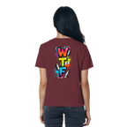 WTF - "Wear The Fair" Print mit besticktem Emblem - Ladies Organic Shirt