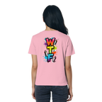 WTF - "Wear The Fair" Print mit besticktem Emblem - Ladies Organic Shirt