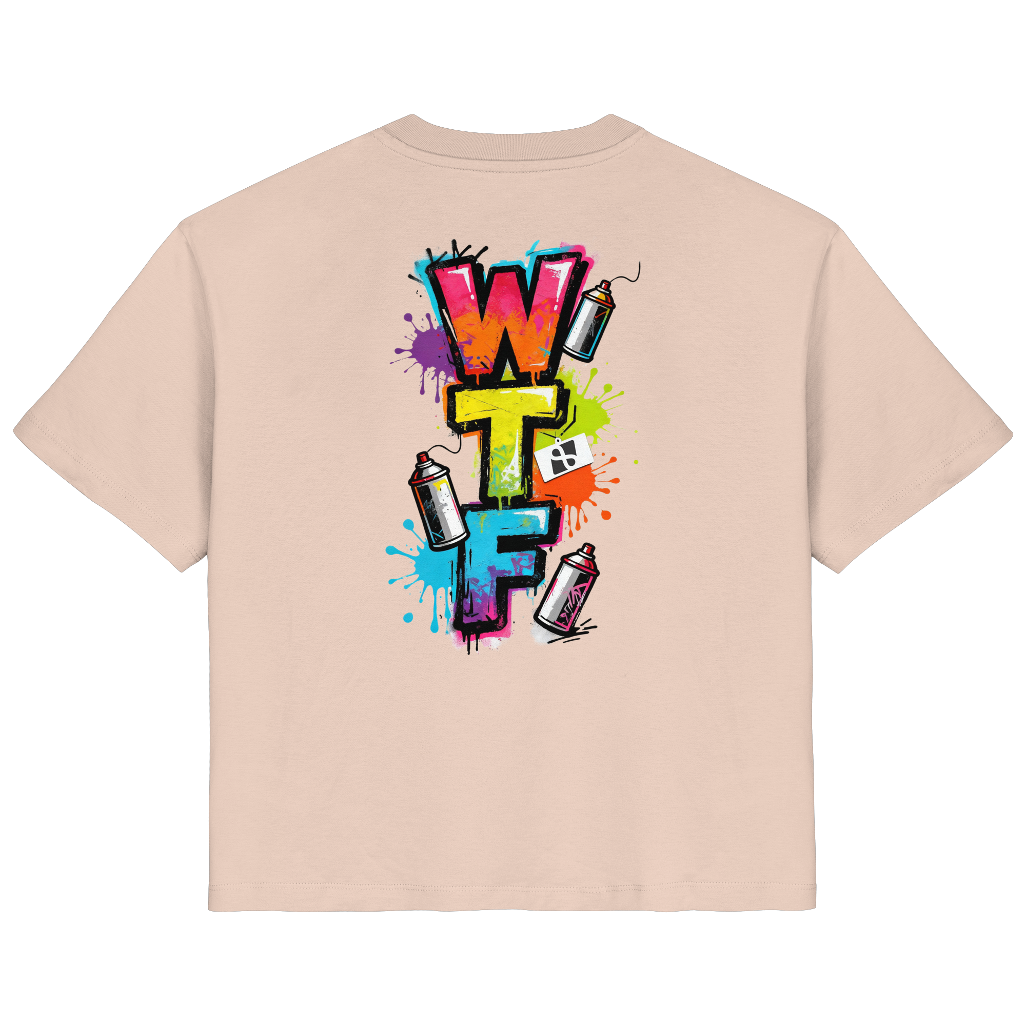 WTF - "Wear The Fair" Print mit besticktem Emblem - Ladies Organic Shirt