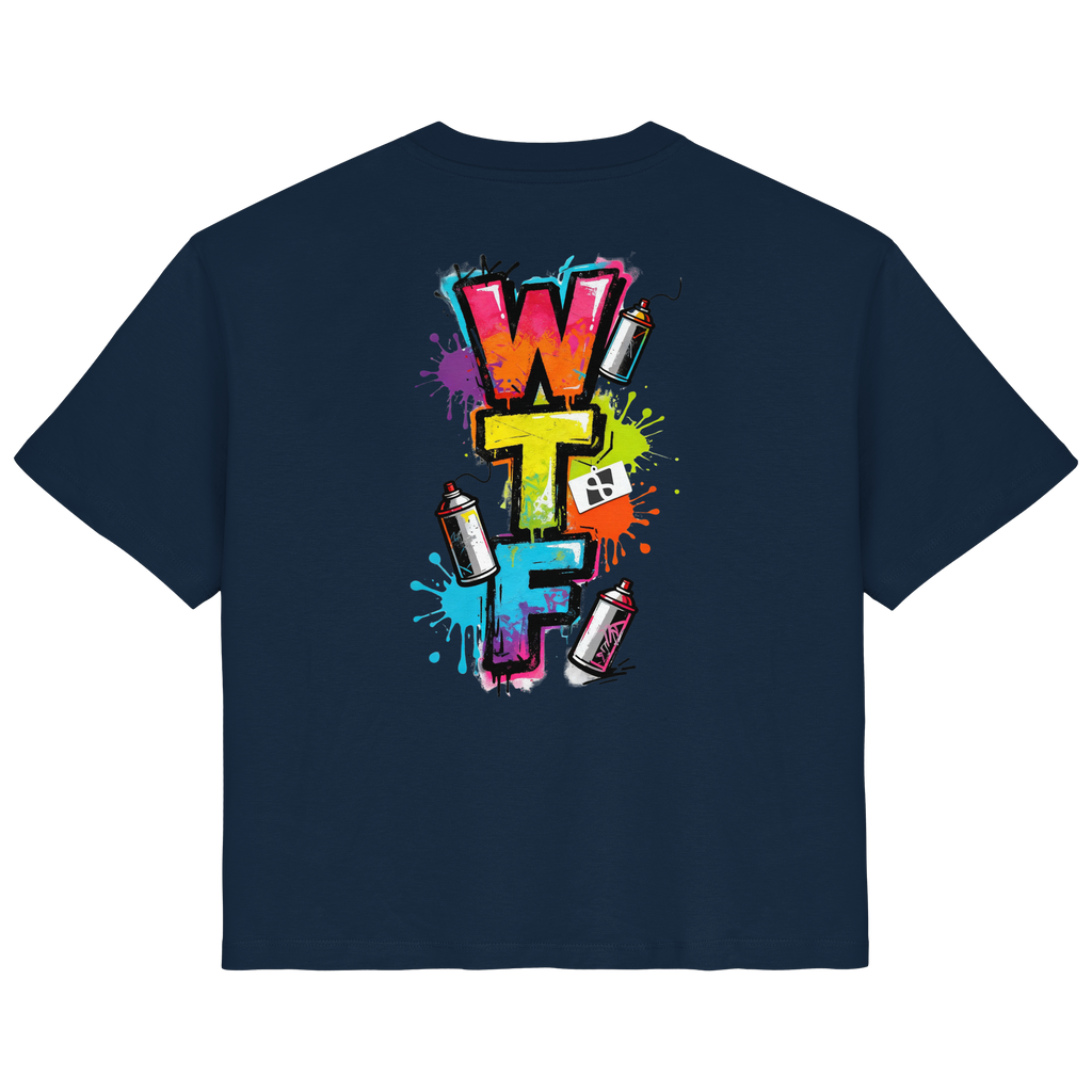 WTF - "Wear The Fair" Print mit besticktem Emblem - Ladies Organic Shirt