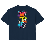 WTF - "Wear The Fair" Print mit besticktem Emblem - Ladies Organic Shirt