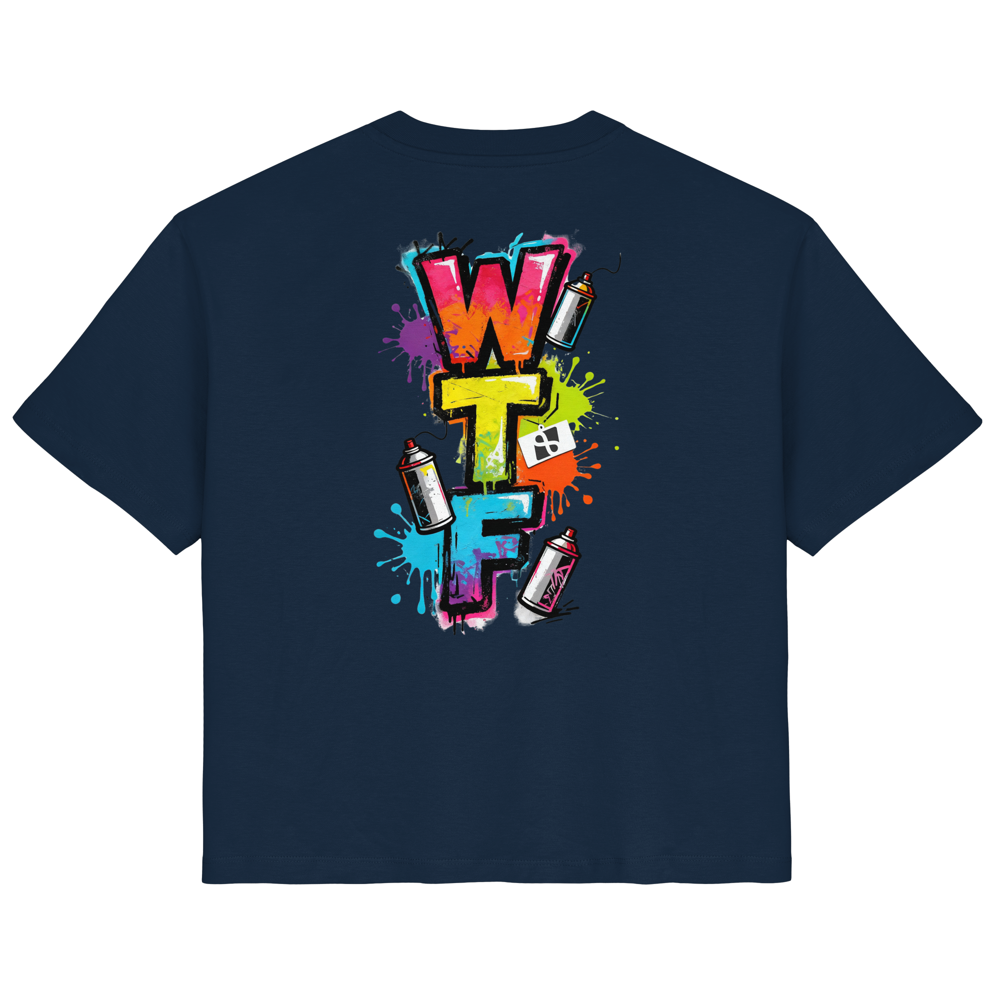 WTF - "Wear The Fair" Print mit besticktem Emblem - Ladies Organic Shirt