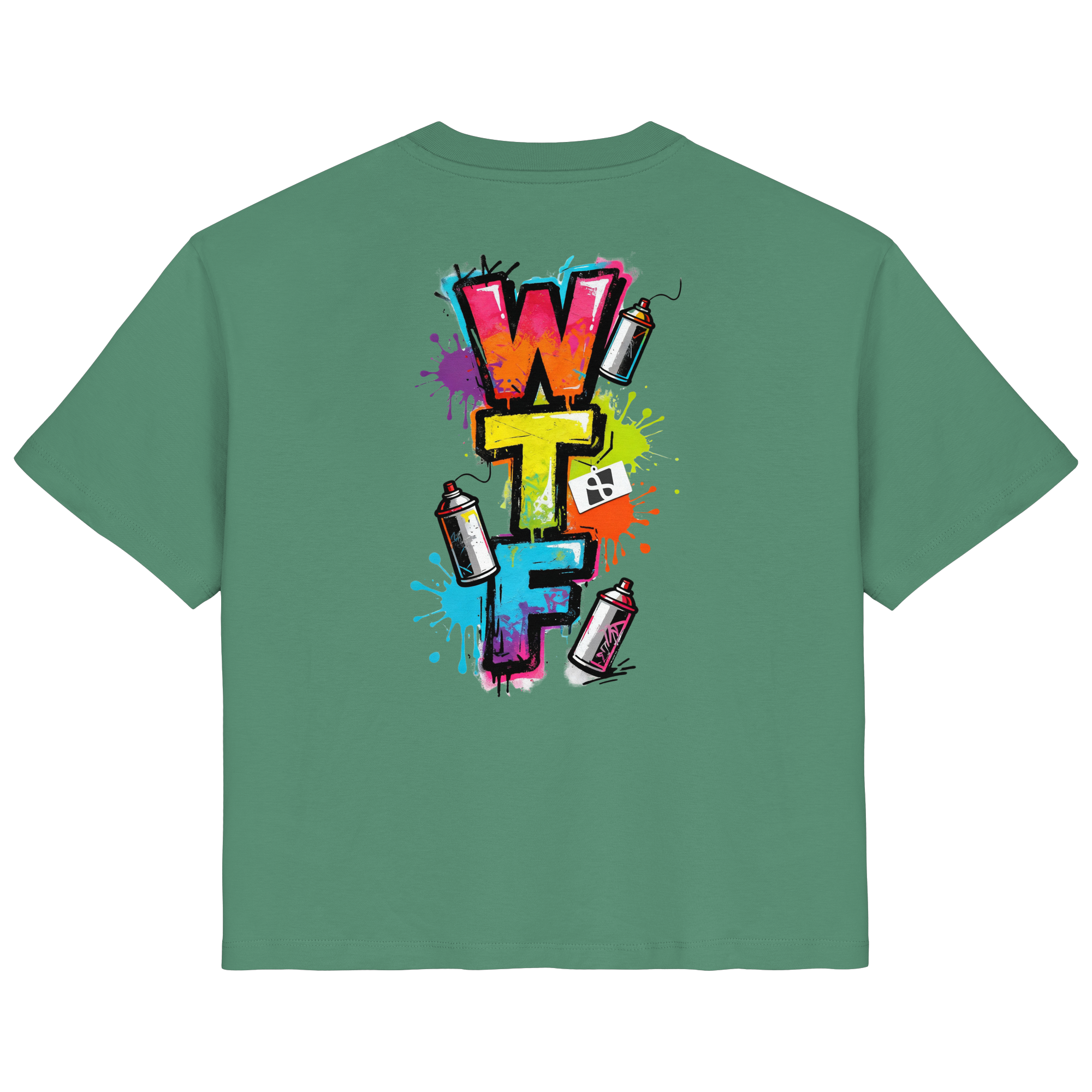 WTF - "Wear The Fair" Print mit besticktem Emblem - Ladies Organic Shirt