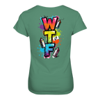 WTF - "Wear The Fair" Print mit besticktem Emblem - Ladies Organic Shirt