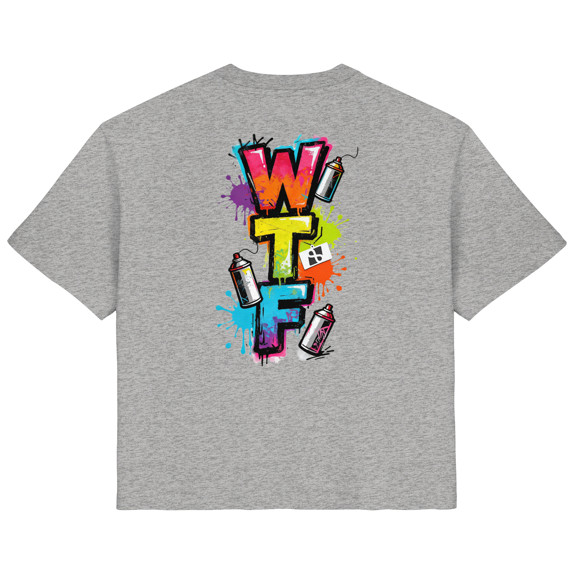WTF - "Wear The Fair" Print mit besticktem Emblem - Ladies Organic Shirt