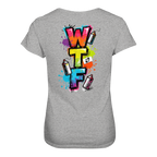 WTF - "Wear The Fair" Print mit besticktem Emblem - Ladies Organic Shirt