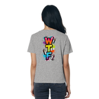 WTF - "Wear The Fair" Print mit besticktem Emblem - Ladies Organic Shirt