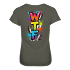 WTF - "Wear The Fair" Print mit besticktem Emblem - Ladies Organic Shirt