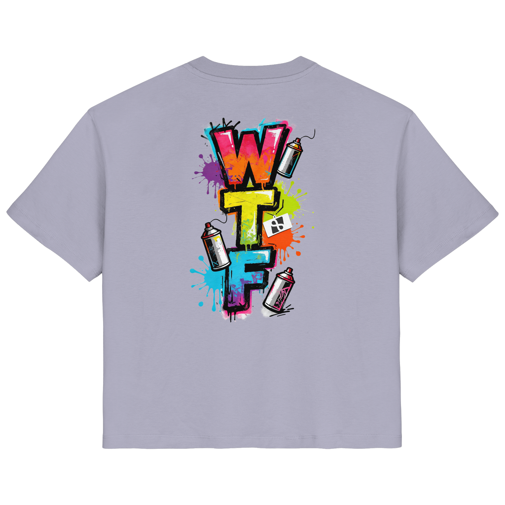WTF - "Wear The Fair" Print mit besticktem Emblem - Ladies Organic Shirt