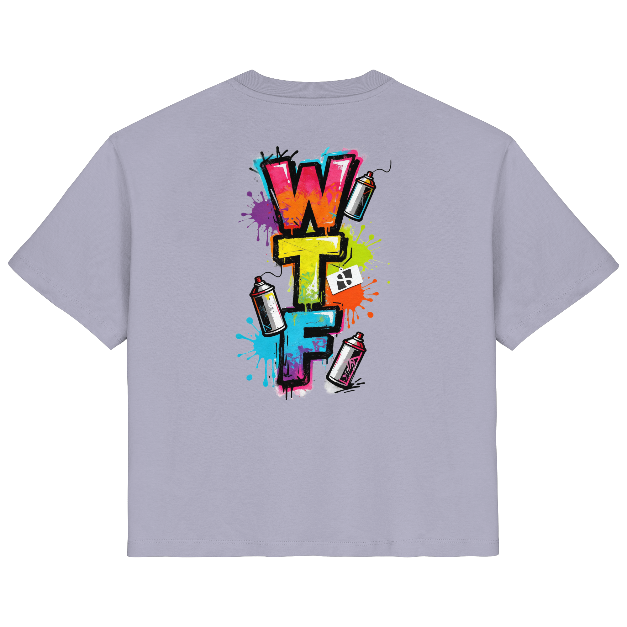 WTF - "Wear The Fair" Print mit besticktem Emblem - Ladies Organic Shirt