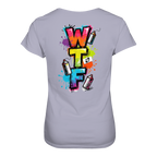 WTF - "Wear The Fair" Print mit besticktem Emblem - Ladies Organic Shirt