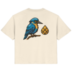 Tannenhäher mit Zirbelnuss + Emblem Stick Ladies Shirt