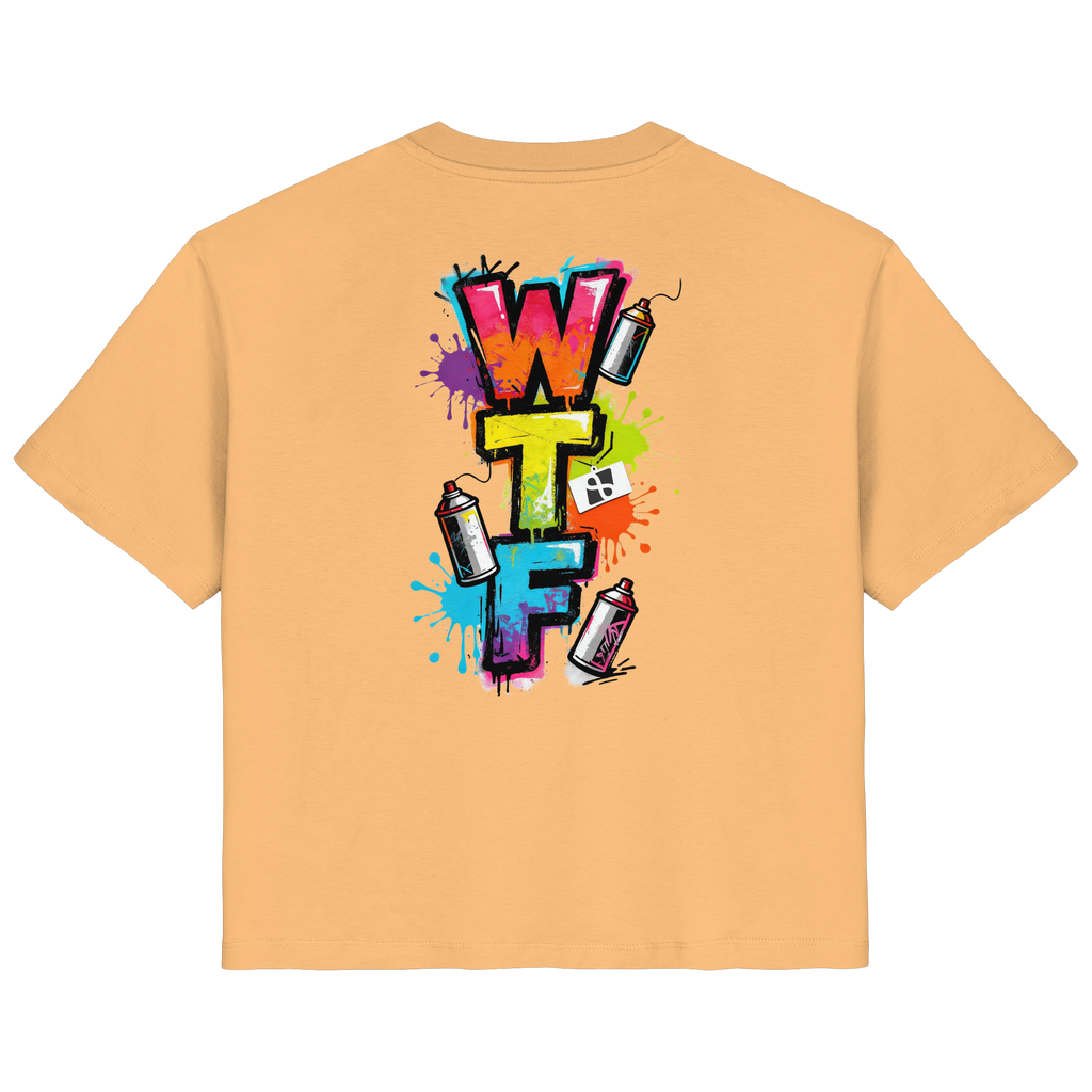 WTF - "Wear The Fair" Print mit besticktem Emblem - Ladies Organic Shirt