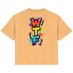 WTF - "Wear The Fair" Print mit besticktem Emblem - Ladies Organic Shirt
