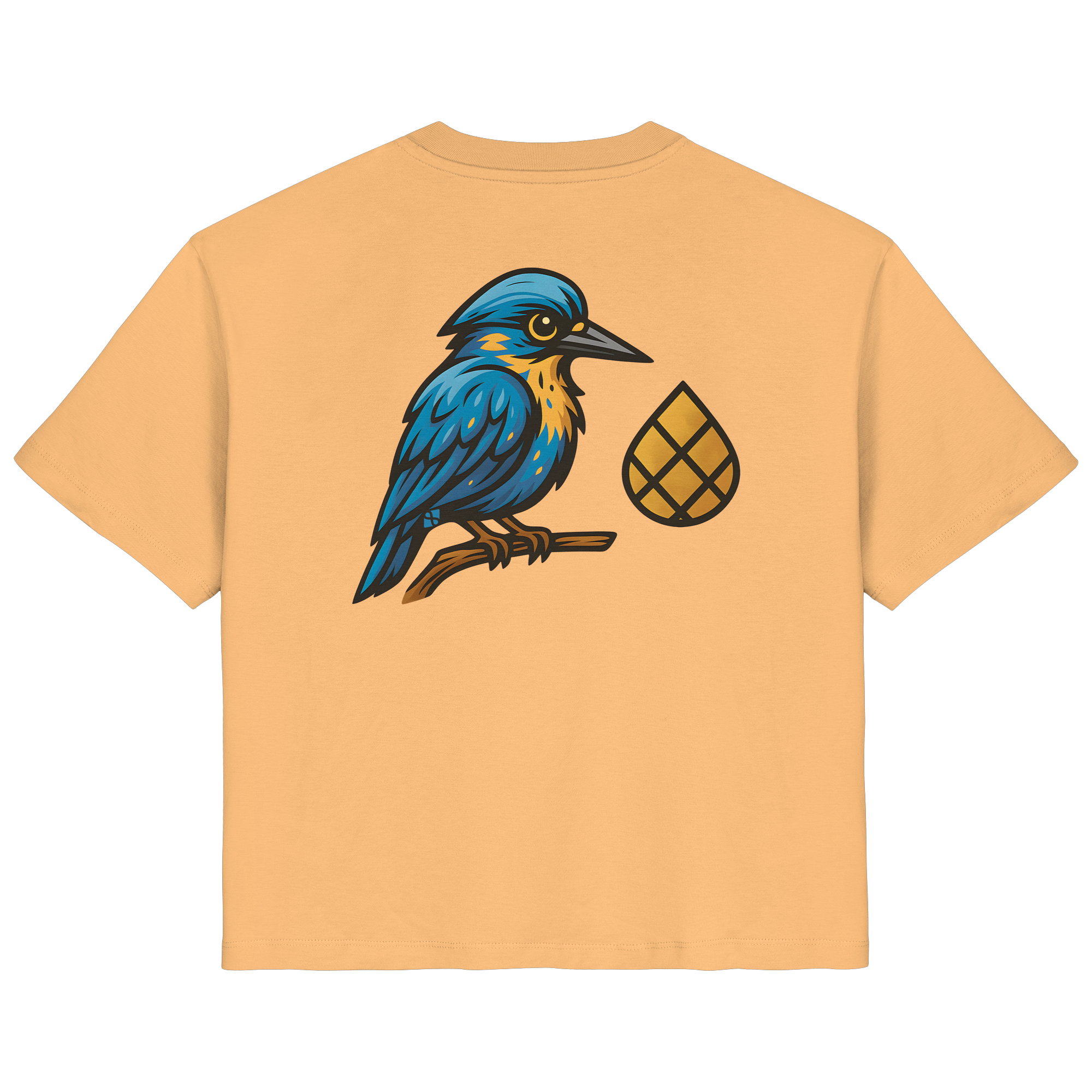 Tannenhäher mit Zirbelnuss + Emblem Stick - Ladies Organic Shirt