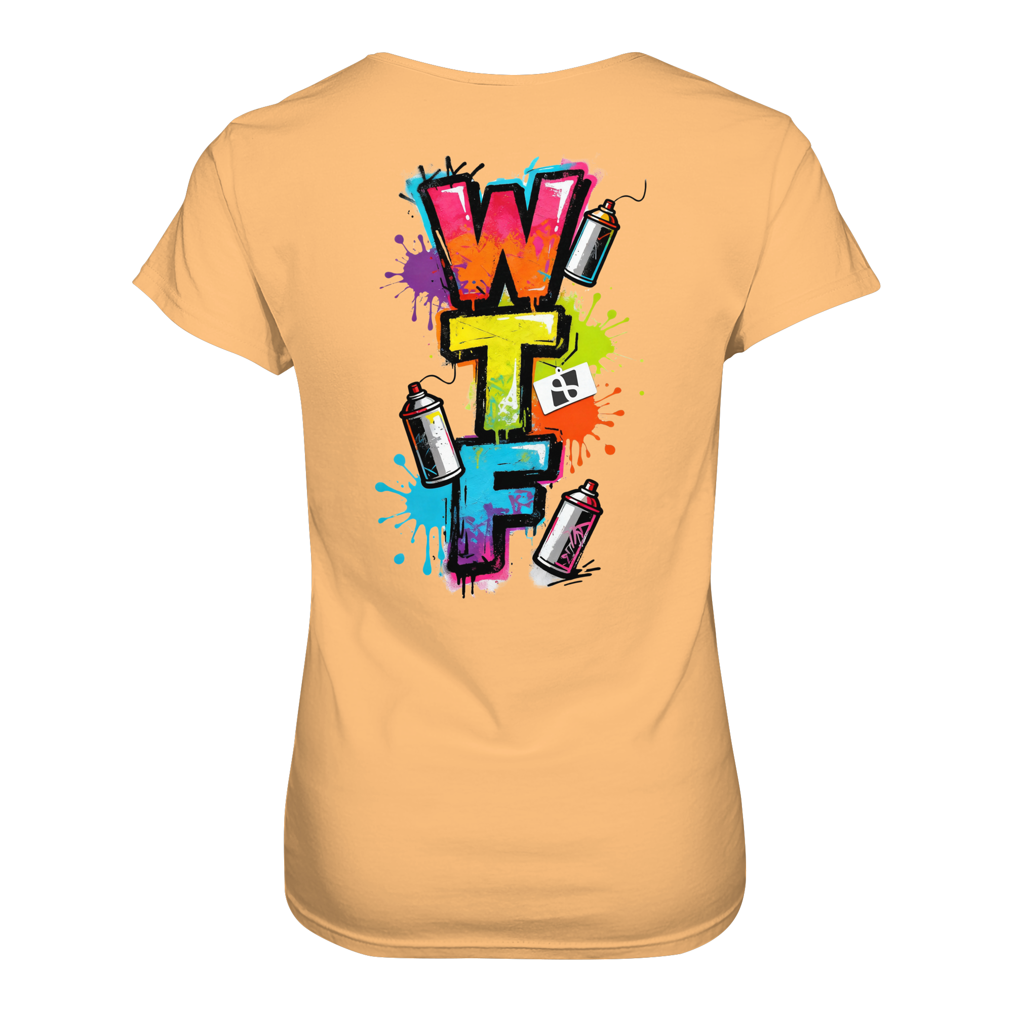 WTF - "Wear The Fair" Print mit besticktem Emblem - Ladies Organic Shirt