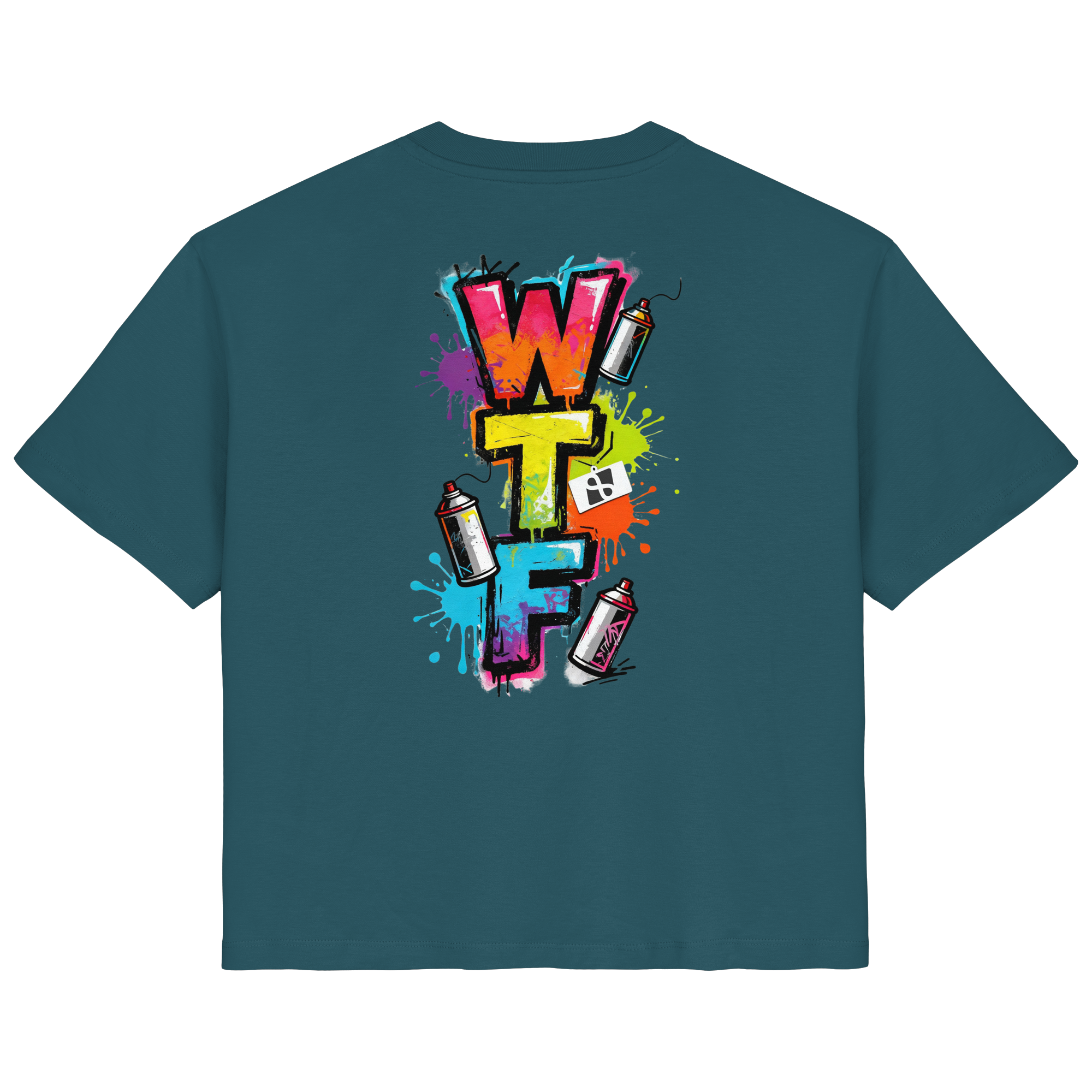 WTF - "Wear The Fair" Print mit besticktem Emblem - Ladies Organic Shirt