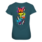 WTF - "Wear The Fair" Print mit besticktem Emblem - Ladies Organic Shirt
