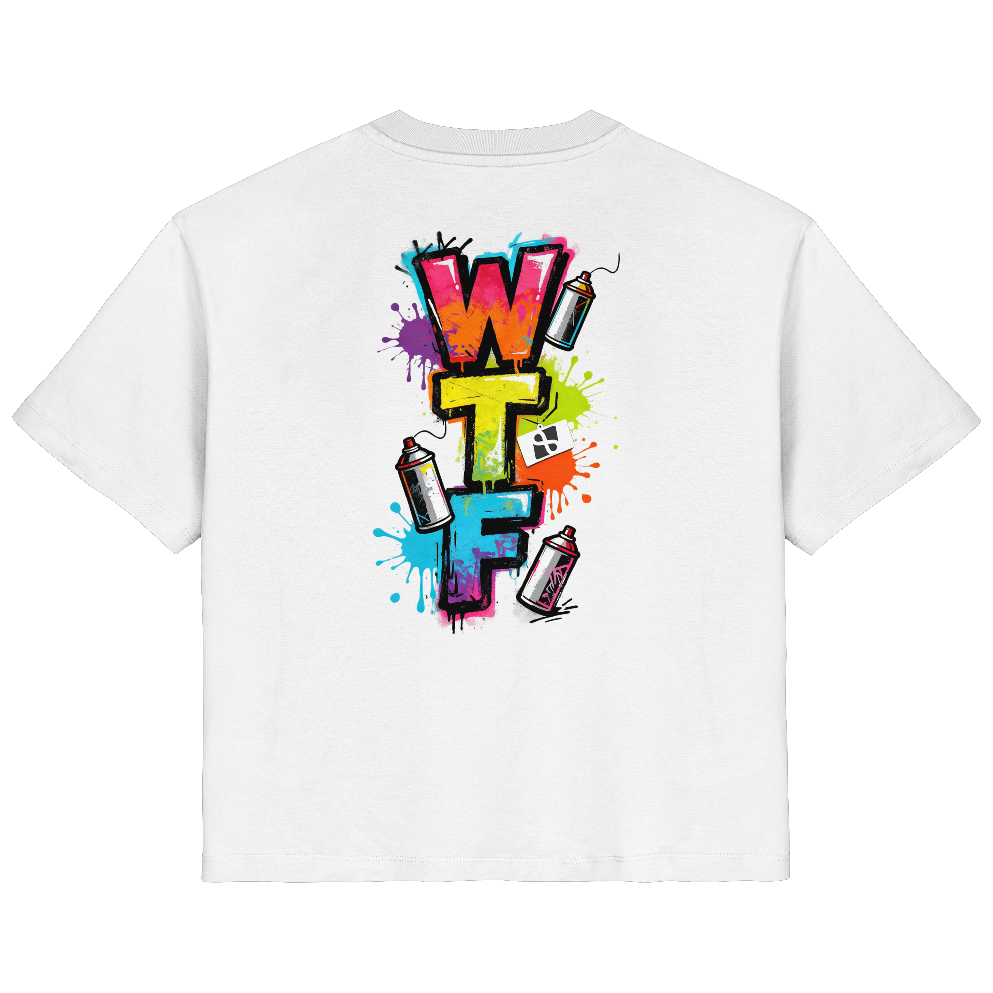 WTF - "Wear The Fair" Print mit besticktem Emblem - Ladies Organic Shirt