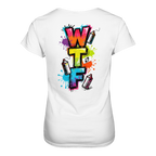 WTF - "Wear The Fair" Print mit besticktem Emblem - Ladies Organic Shirt