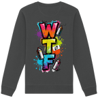 WTF - "Wear The Fair" Print mit besticktem Emblem - Organic Basic Unisex Sweatshirt
