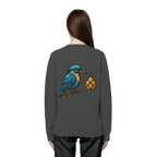 Tannenhäher mit Zirbelnuss + Emblem Stick - Organic Basic Unisex Sweatshirt