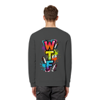WTF - "Wear The Fair" Print mit besticktem Emblem - Organic Basic Unisex Sweatshirt