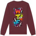 WTF - "Wear The Fair" Print mit besticktem Emblem - Organic Basic Unisex Sweatshirt