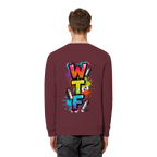 WTF - "Wear The Fair" Print mit besticktem Emblem - Organic Basic Unisex Sweatshirt