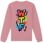 WTF - "Wear The Fair" Print mit besticktem Emblem - Organic Basic Unisex Sweatshirt