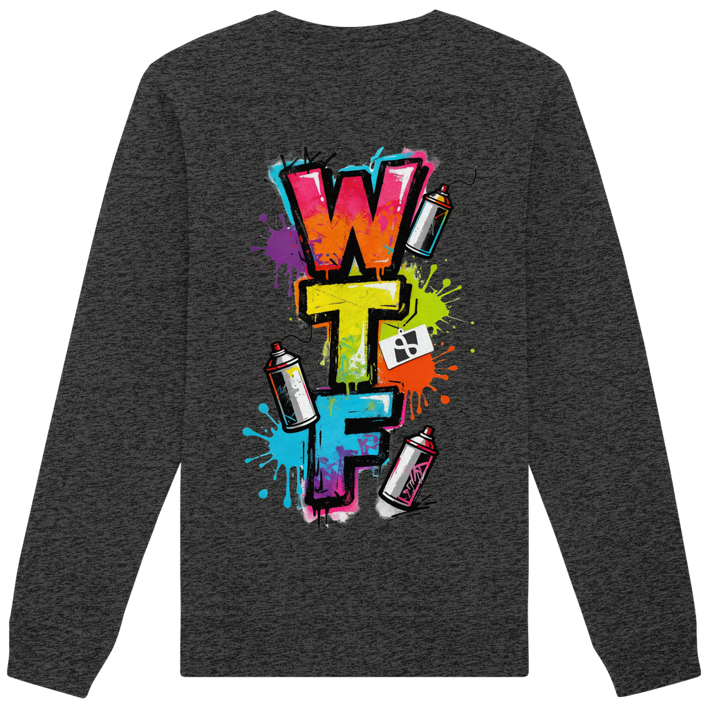 WTF - "Wear The Fair" Print mit besticktem Emblem - Organic Basic Unisex Sweatshirt