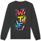 WTF - "Wear The Fair" Print mit besticktem Emblem - Organic Basic Unisex Sweatshirt