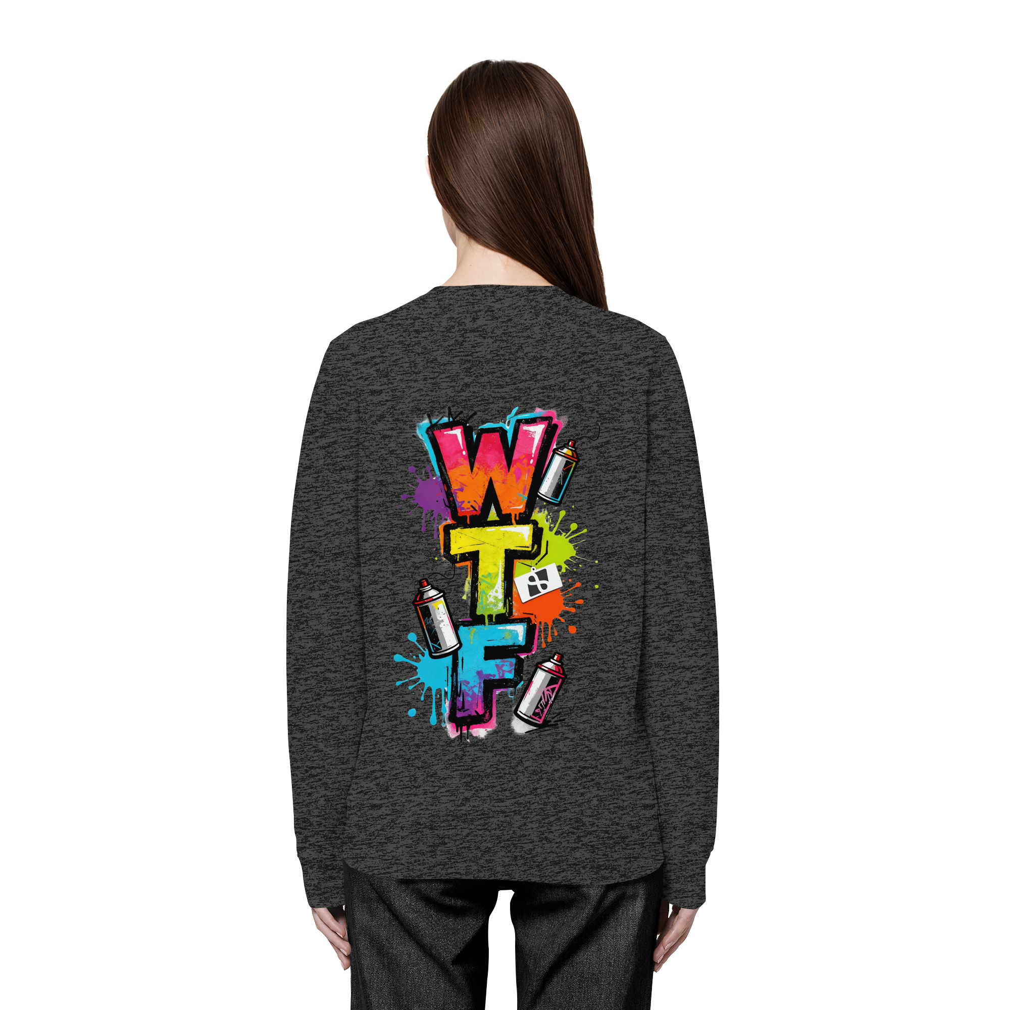 WTF - "Wear The Fair" Print mit besticktem Emblem - Organic Basic Unisex Sweatshirt
