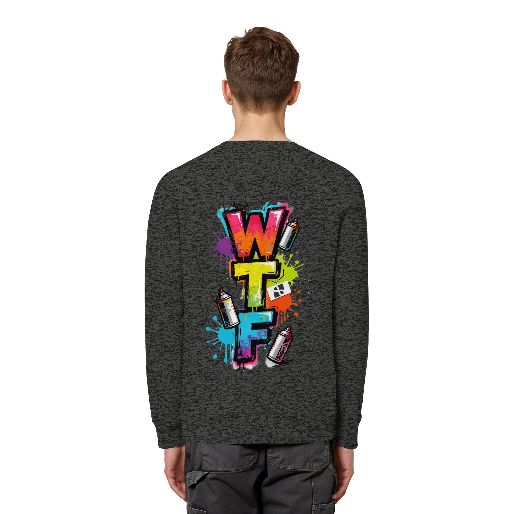 WTF - "Wear The Fair" Print mit besticktem Emblem - Organic Basic Unisex Sweatshirt