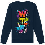 WTF - "Wear The Fair" Print mit besticktem Emblem - Organic Basic Unisex Sweatshirt