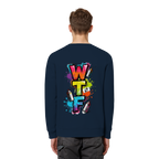WTF - "Wear The Fair" Print mit besticktem Emblem - Organic Basic Unisex Sweatshirt