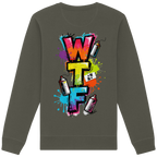 WTF - "Wear The Fair" Print mit besticktem Emblem - Organic Basic Unisex Sweatshirt