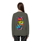 WTF - "Wear The Fair" Print mit besticktem Emblem - Organic Basic Unisex Sweatshirt