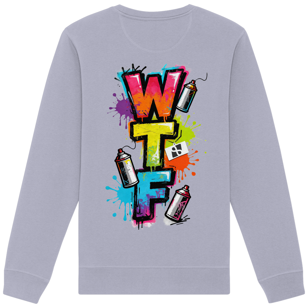 WTF - "Wear The Fair" Print mit besticktem Emblem - Organic Basic Unisex Sweatshirt