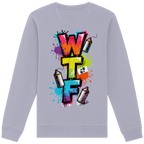 WTF - "Wear The Fair" Print mit besticktem Emblem - Organic Basic Unisex Sweatshirt